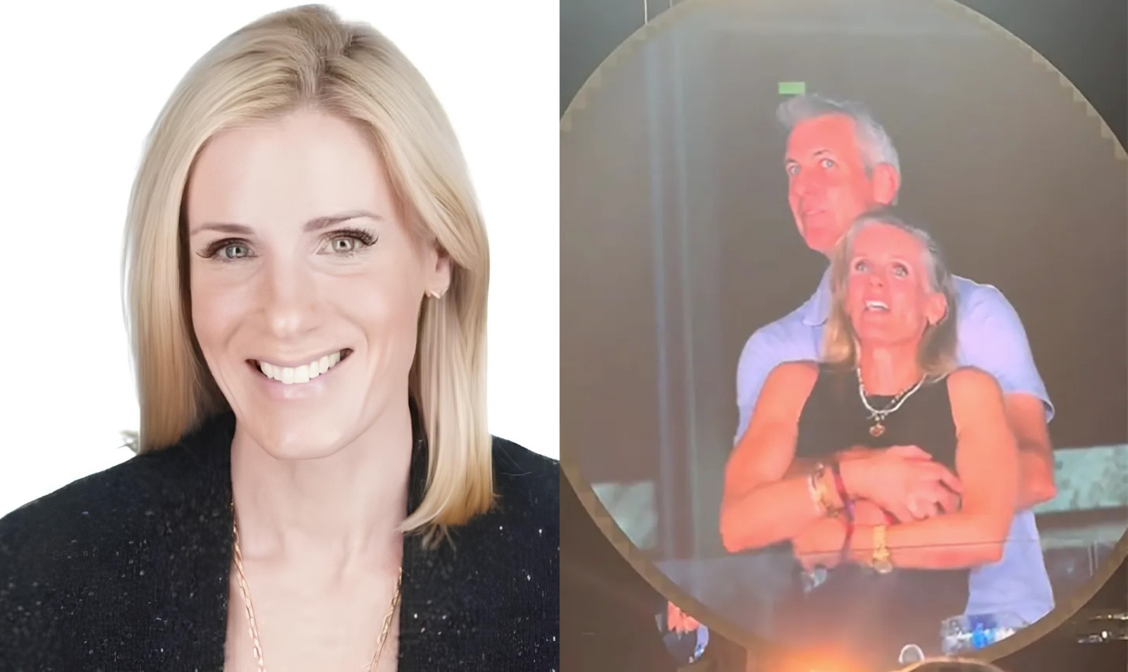 Kristin Cabot e Andy Byron: executiva quebra silêncio sobre flagrante em show do Coldplay