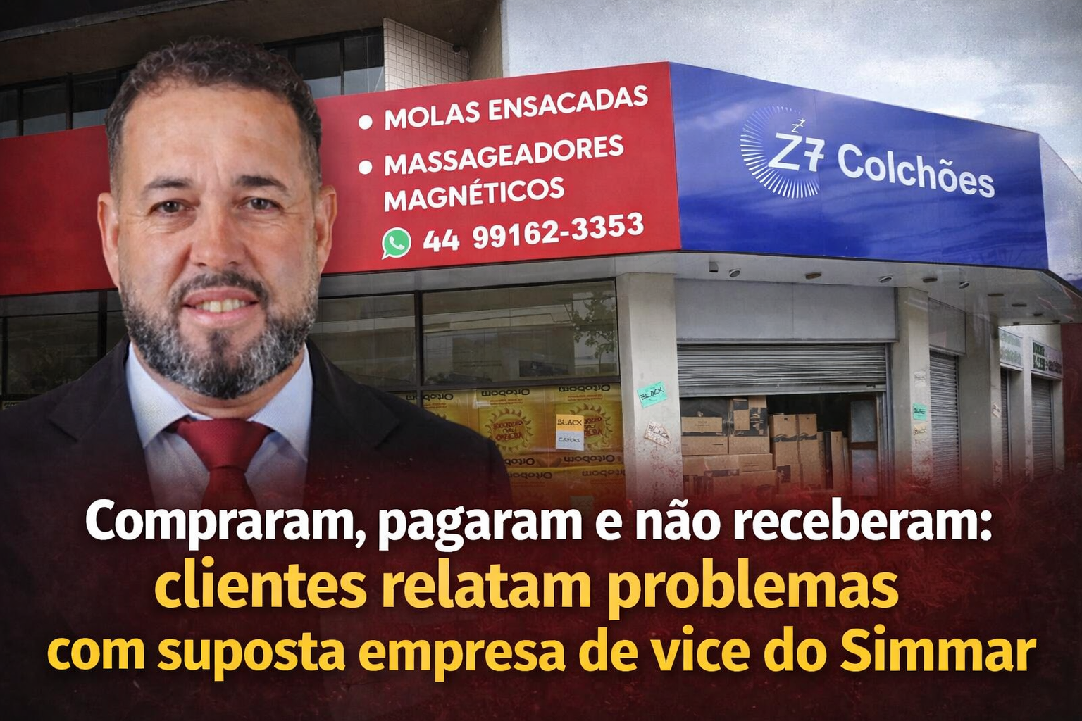 CLIENTES RELATAM prejuízos em empresa ligada a vice-presidente do Sismmar em Maringá