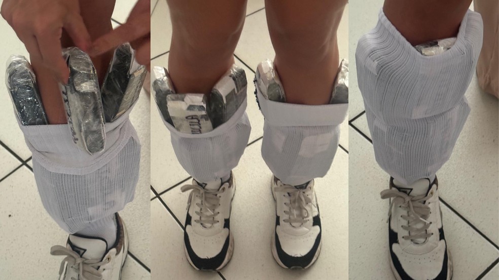 Receita Federal flagra mulher com anabolizantes presos ao corpo na Ponte da Amizade