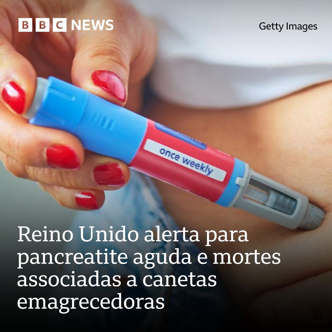 Reino Unido emite alerta sobre risco de pancreatite grave e mortes associadas ao uso de Wegovy e Mounjaro