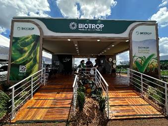 Biotrop apresenta inovações em biológicos e reforça sustentabilidade no 38° Show Rural Coopavel