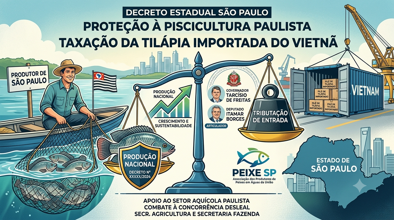 São Paulo taxa filé de tilápia importado do Vietnã para proteger piscicultores locais