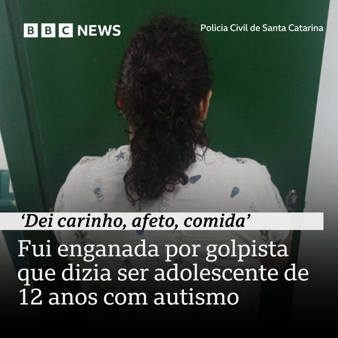 Presa em SC mulher de 37 anos que se passava por criança autista para dar golpes em famÃlias