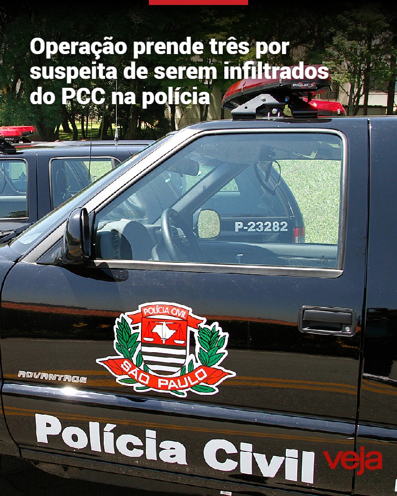 Operação Infiltrados prende policiais e ex-estagiário suspeitos de ligação com o PCC em São Paulo