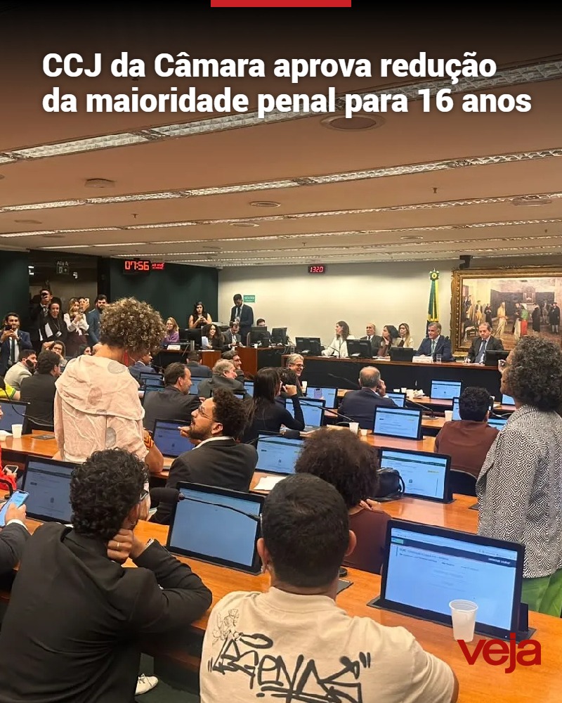 ccJ da câmara aprova pec que reduz a maioridade penal para 16 anos em vitória da oposição